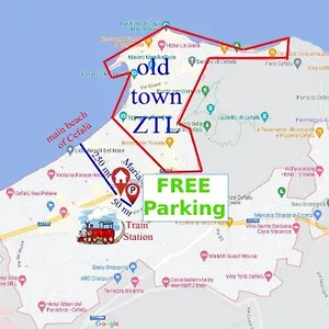 Maria's - Free Parking Area, No Ztl Cefalù